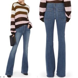 FRAME Denim Le High Flare Jeans in Columbus Wash size 26